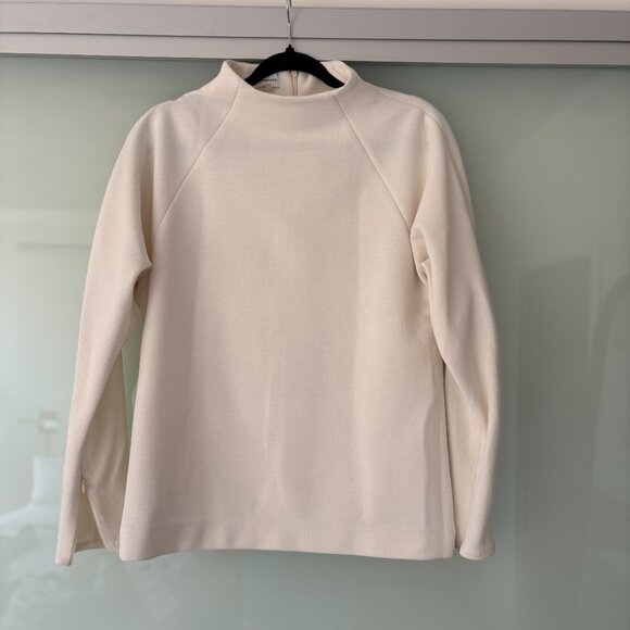Cream, long sleeved mock turtle neck from Club monaco - Picture 1 of 5